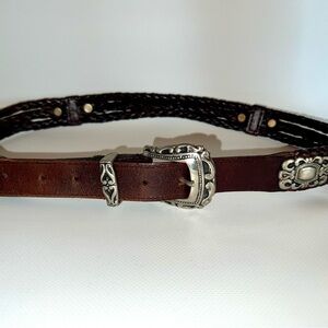 Aimee Lynn Leather Belt Sz M/L